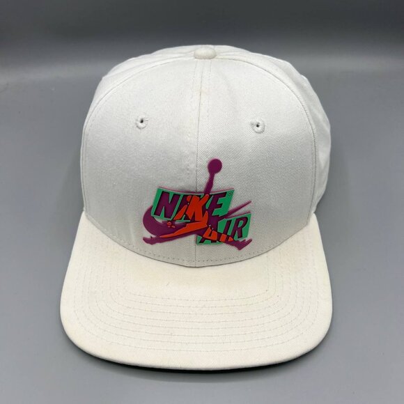 Nike‎ Air Jordan Hat Men White Jumpman Snap Back Cap - Picture 1 of 8